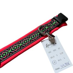 Pawtiful Collection Halsband Gr. M - Neon Love