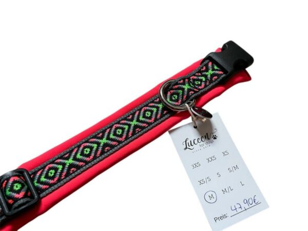 Pawtiful Collection Halsband Gr. M - Neon Love