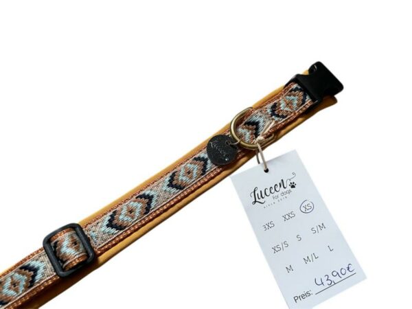 Pawtiful Collection Halsband Gr. XS - Mustard Boho